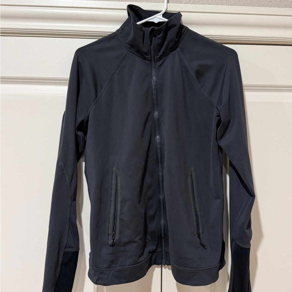 Reebok CrossFit black full zip training jacket size M